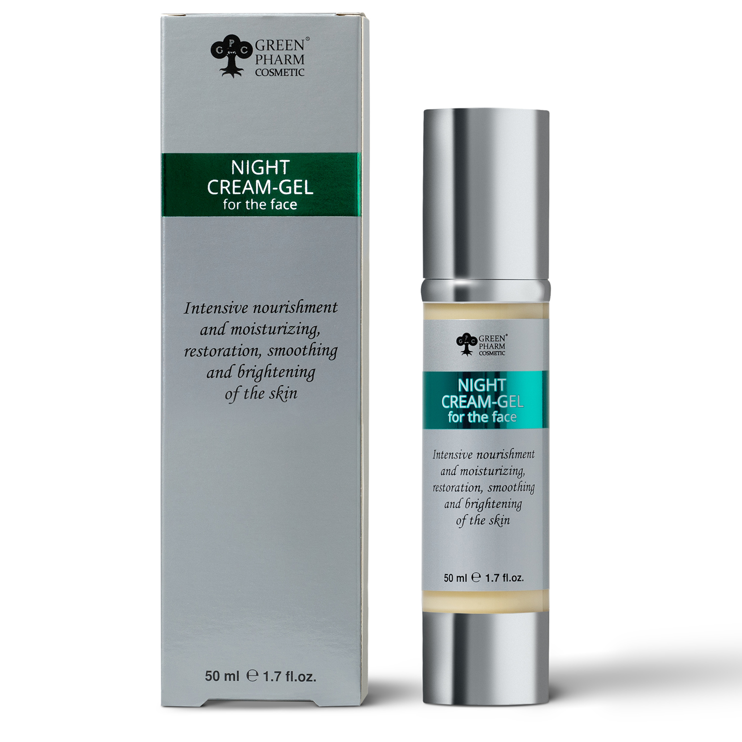 Nachtcreme-Gel für das Gesicht, 50 ml