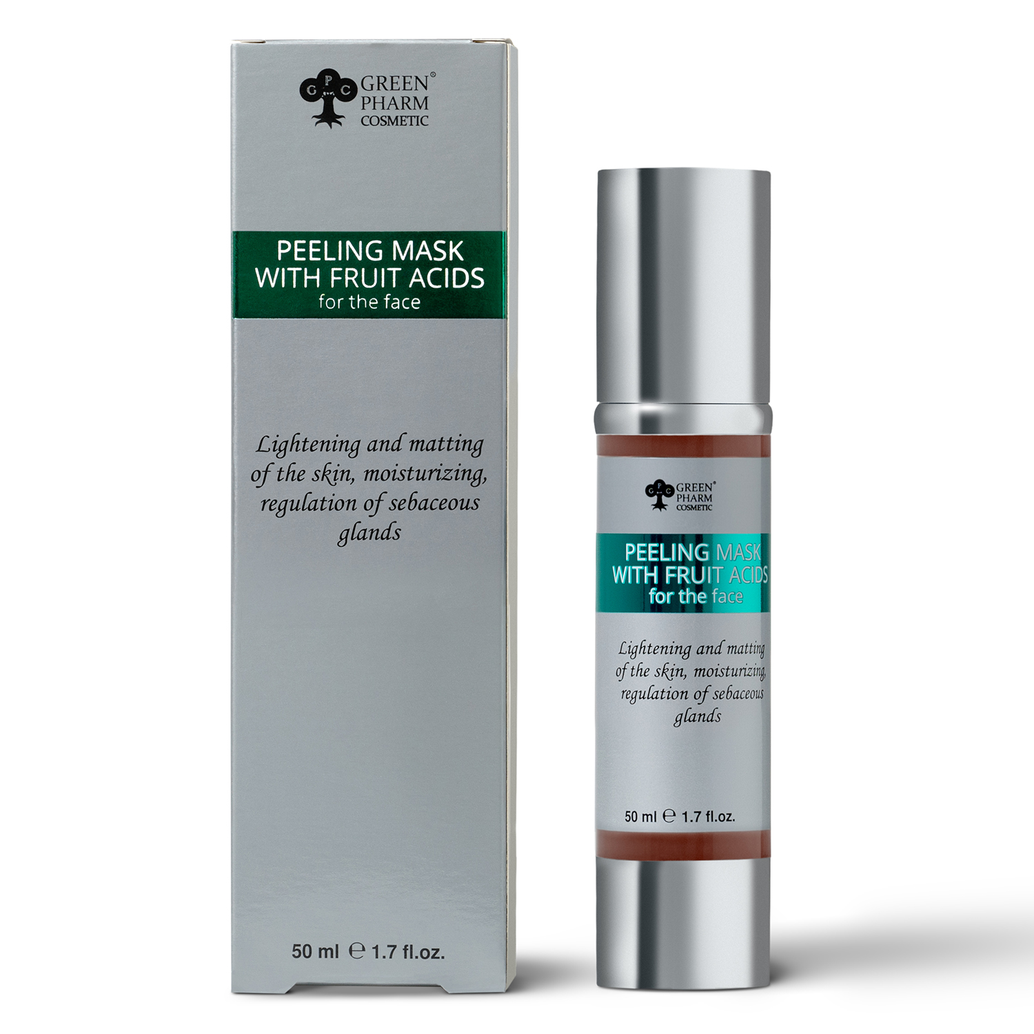 Peeling-Maske mit Fruchtsäuren für das Gesicht, 50 ml