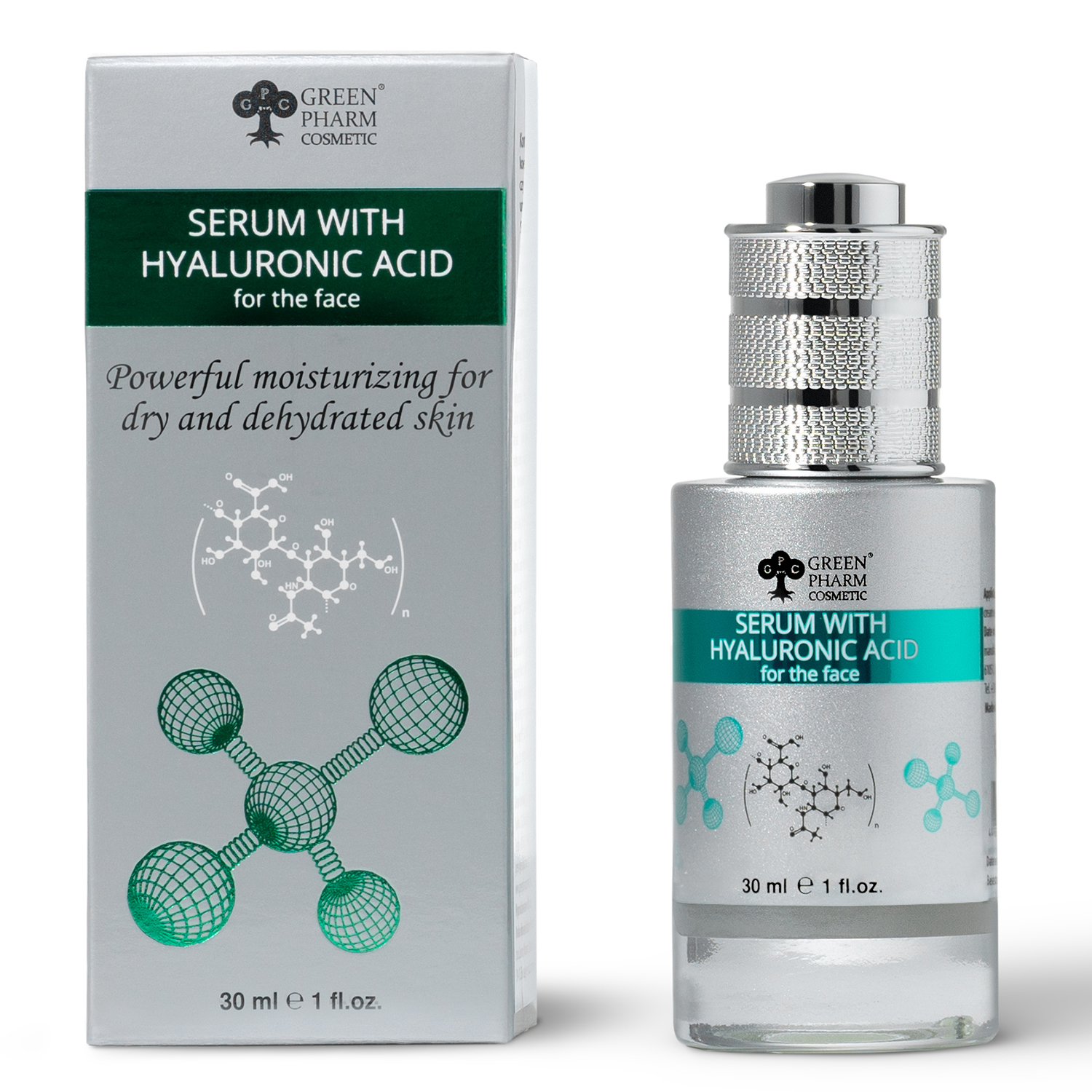 Serum mit Hyaluronsäure für das Gesicht, 30 ml